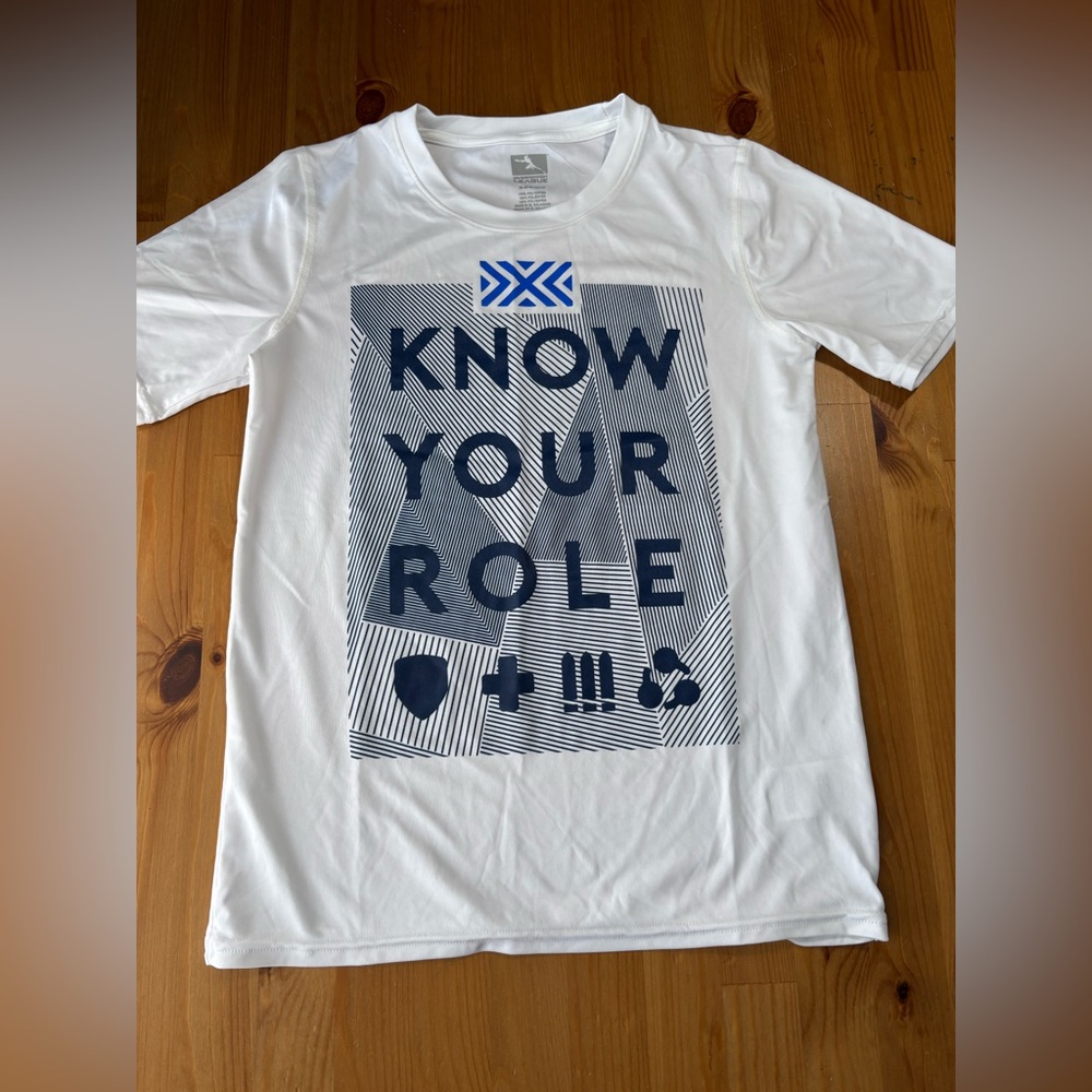 Overwatch League Know Your Role Youth Dri Fit Shirt Size 10/12